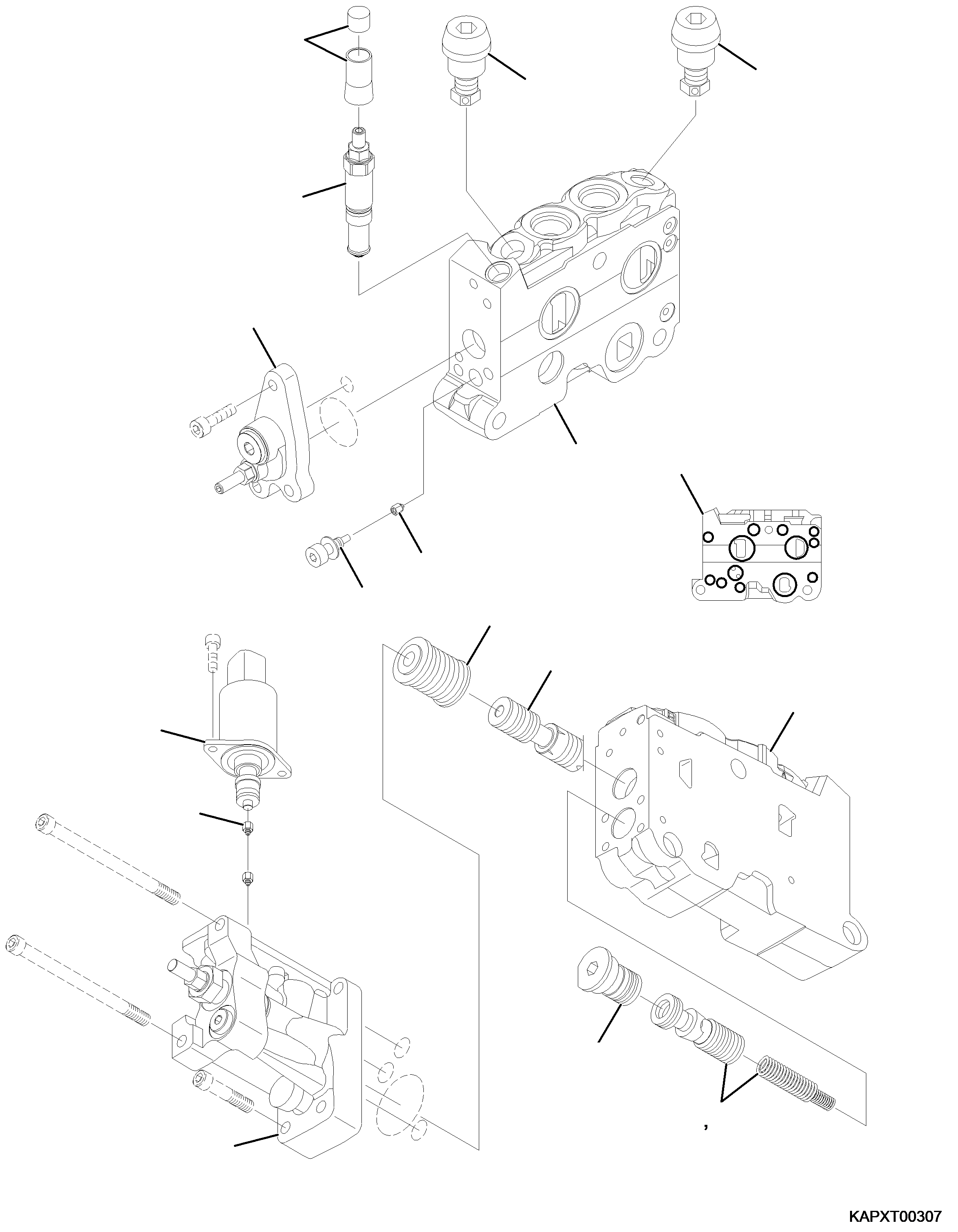 Предохранительный клапан 4A1-60-28370 KOMATSU