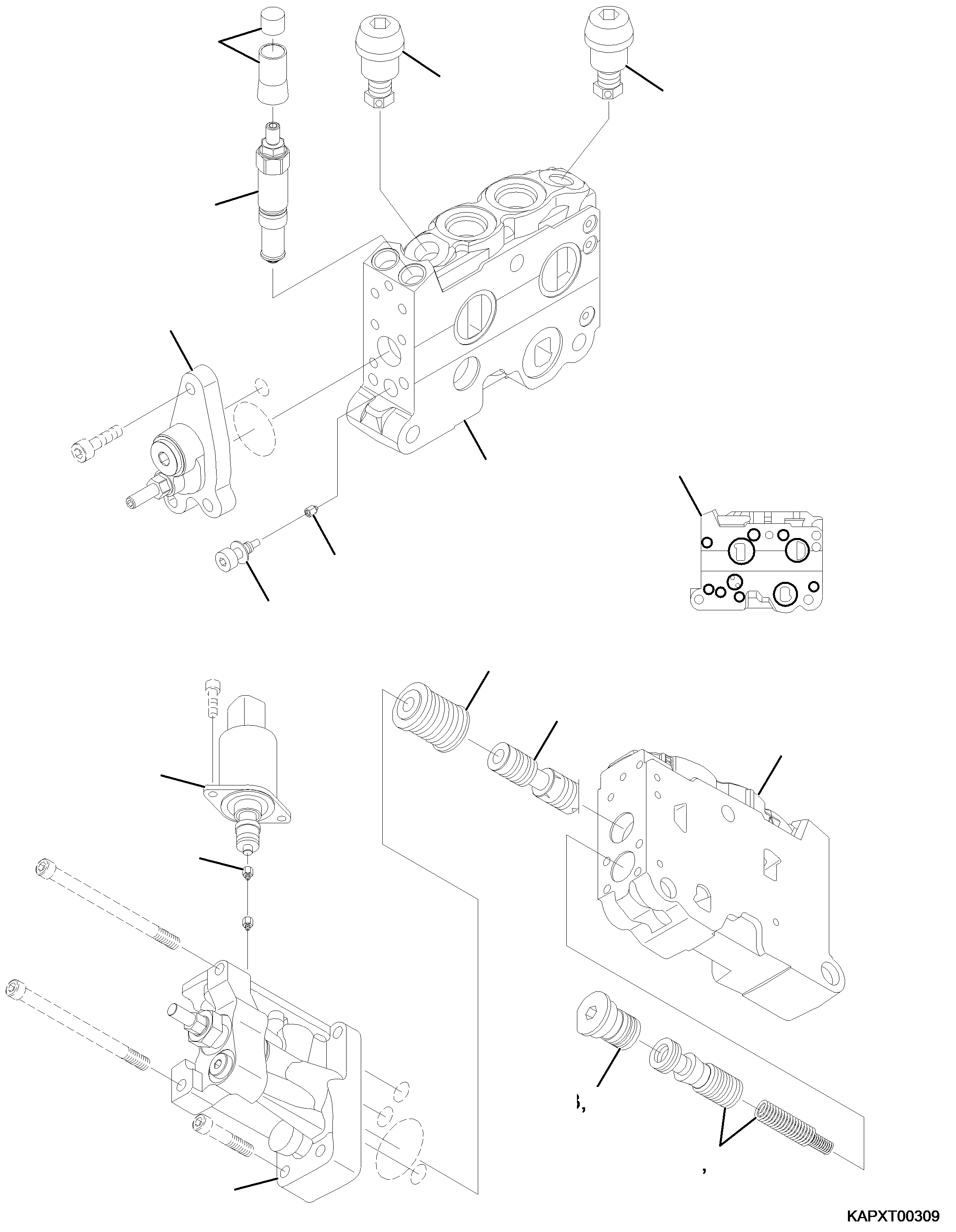 Золотник 28172KF KOMATSU