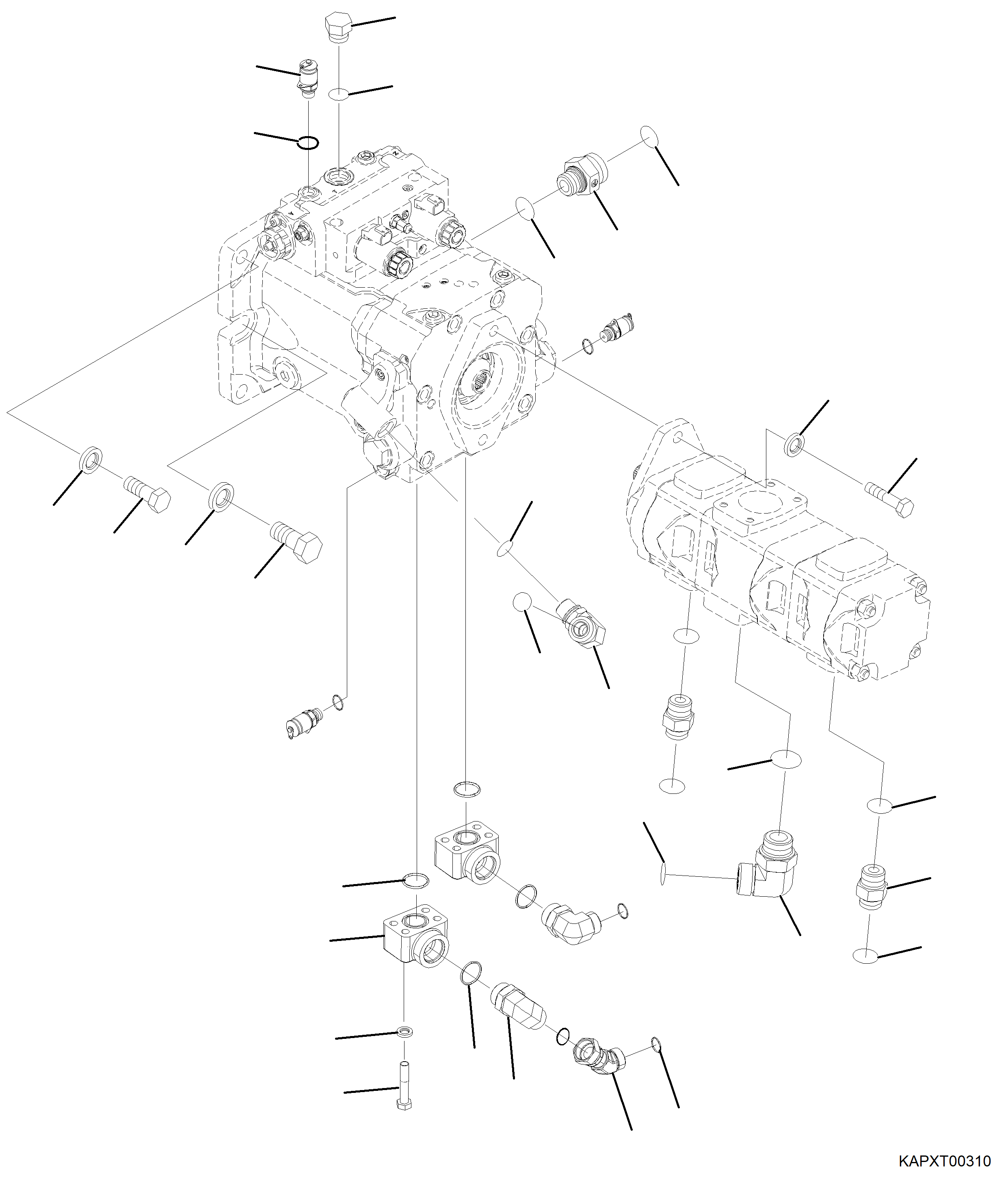 Угольник 4A1-60-28140 KOMATSU