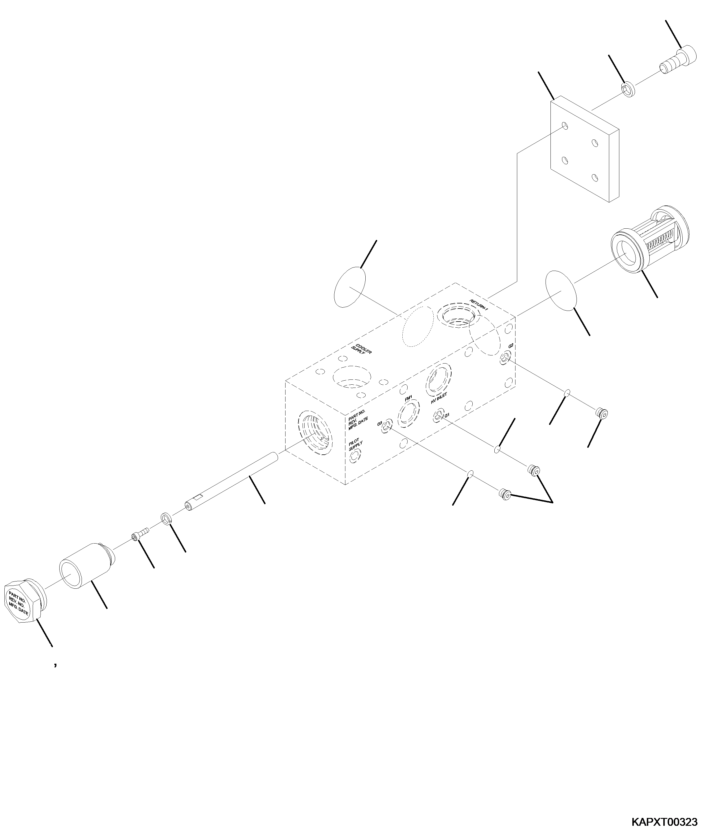 Палец 4A1-60-24840 KOMATSU