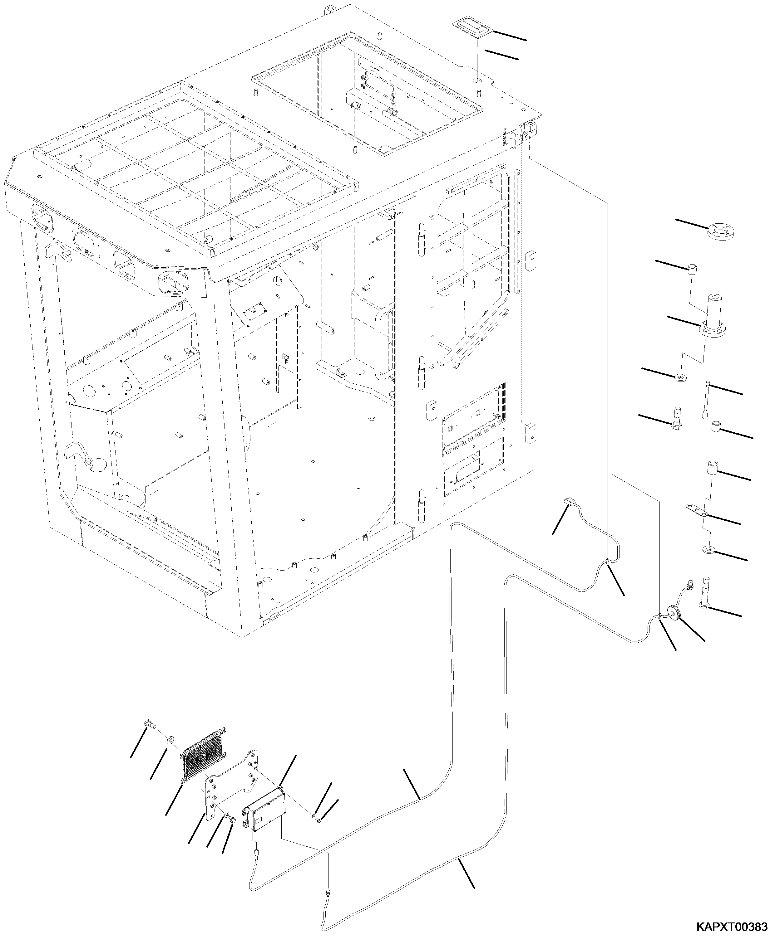 Кронштейн 4A1-53-24341 KOMATSU