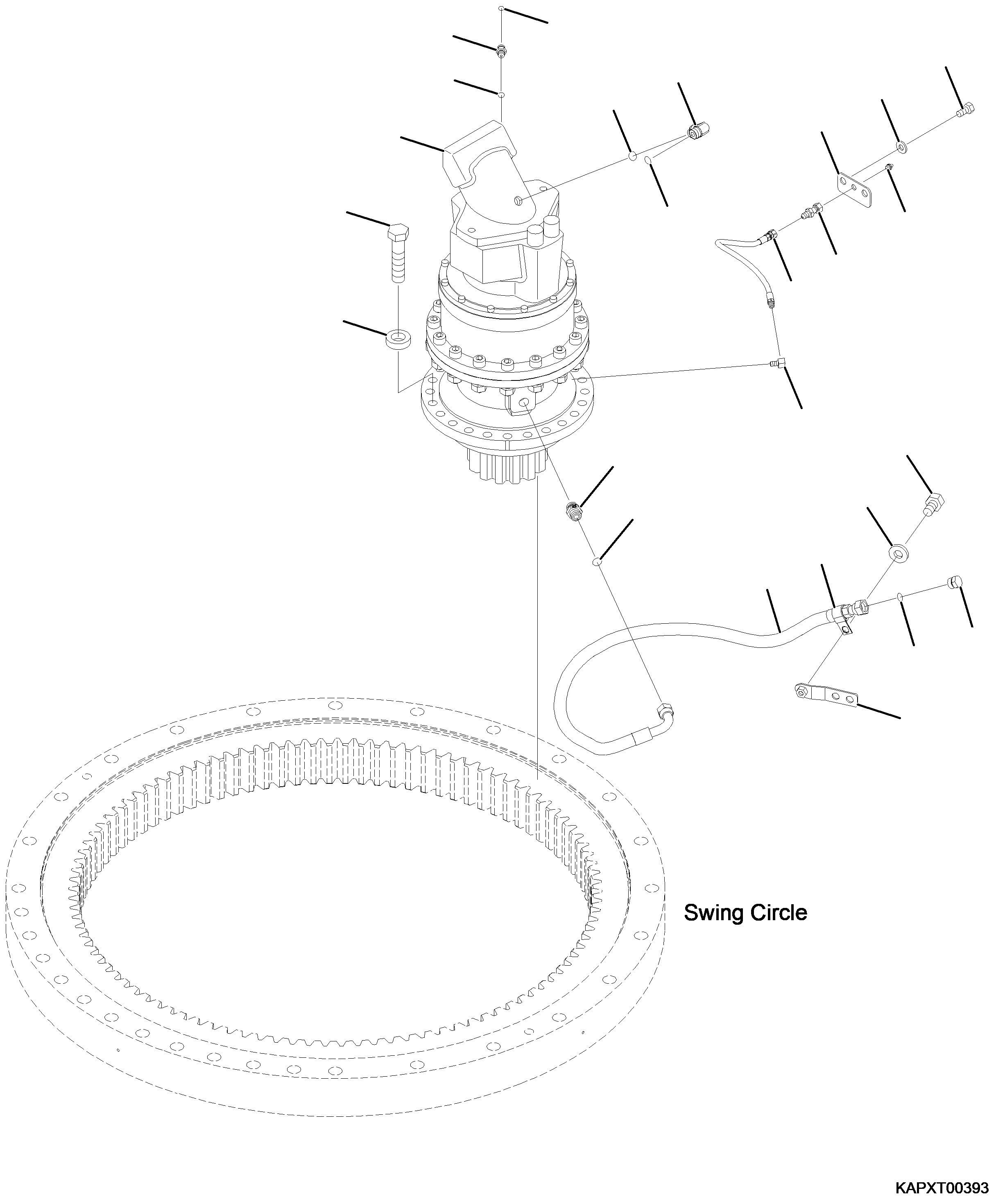 Шланг 4A1-62-25660 KOMATSU