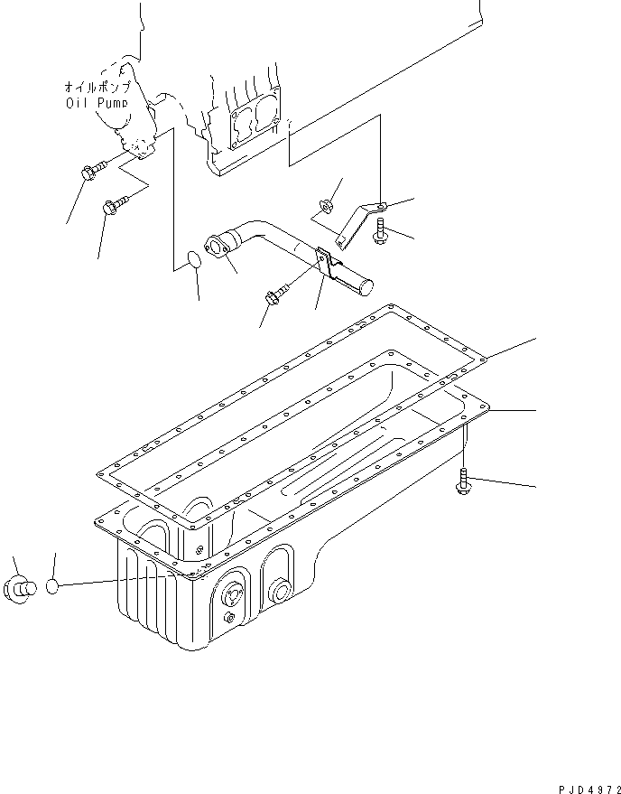 Масляный поддон 6221-23-5110 KOMATSU