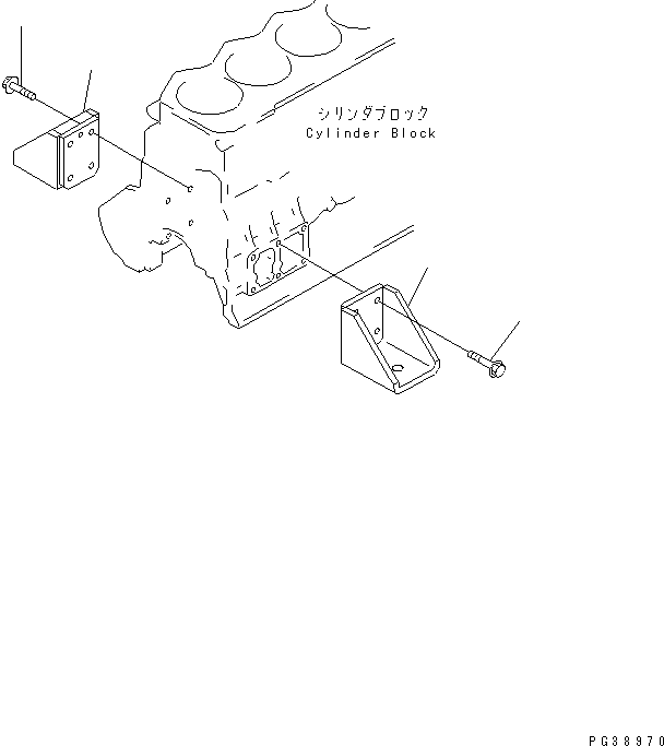 SUPPORT,FRONT¤ L.H. 6138-21-3780 KOMATSU