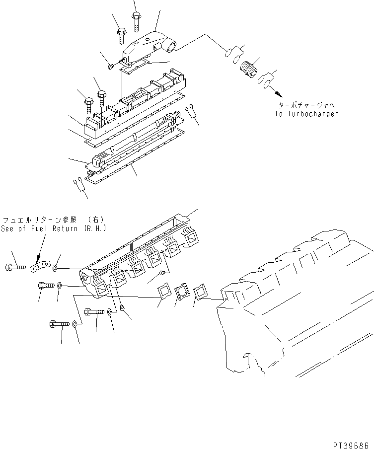 CONNECTOR,AIR 6215-11-4330 KOMATSU