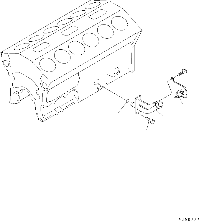 FILLER,OIL 6215-21-7113 KOMATSU