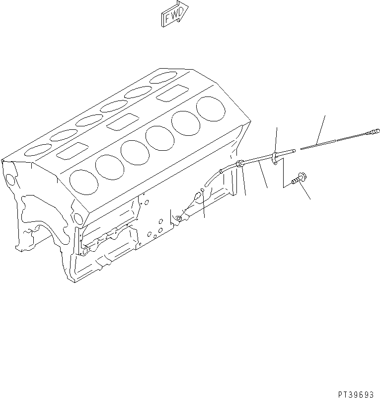 GAUGE,OIL LEVEL 6215-21-5350 KOMATSU