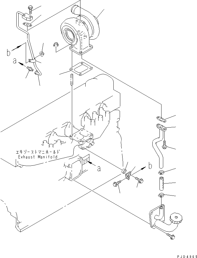 TURBOCHARGER ASS'Y,(SEE FIG.A1530-B2C6) (6222-83-8180) KOMATSU