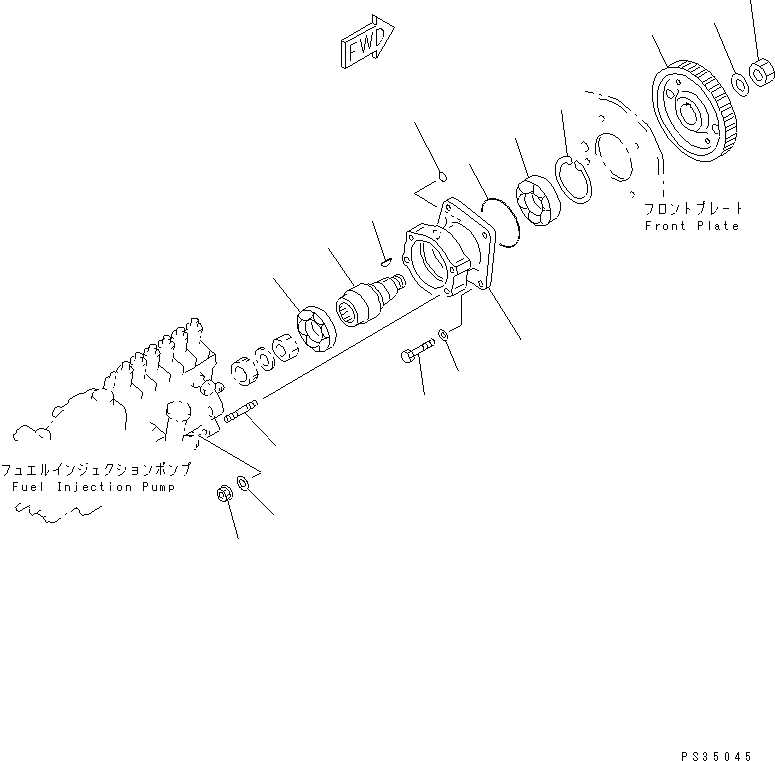 Корпус в сборе 6221-71-3100 KOMATSU