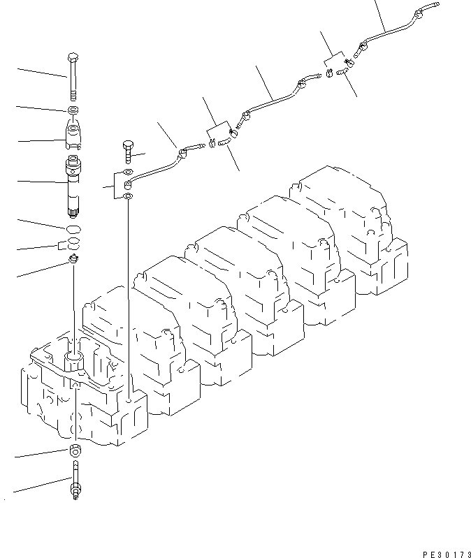 NOZZLE HOLDER ASS'Y,(SEE FIG.A4210-B4D9) (6212-12-3300) KOMATSU