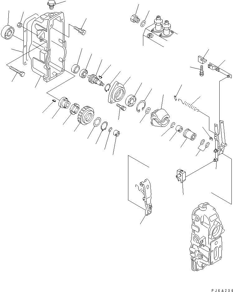 Пружина DK154154-2900 KOMATSU
