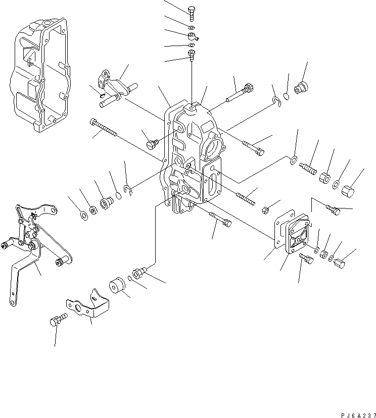 регулятор в сборе (DK105447-1333) KOMATSU