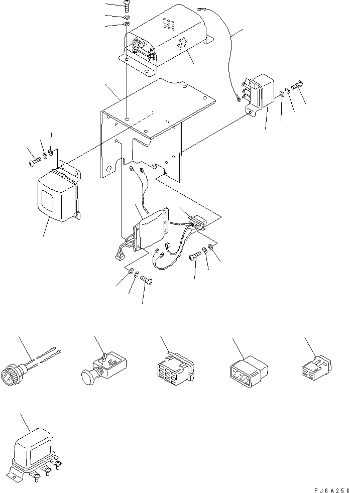 Фонарь 08147-21200 KOMATSU