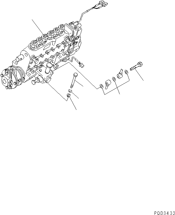 INJECTION PUMP ASS'Y,(SEE FIG.A4010-B6G5) (\0\6162-74-1310) KOMATSU