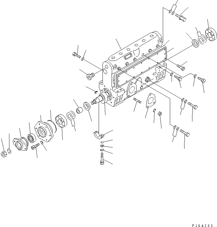 насос в сборе DK103066-5011 KOMATSU