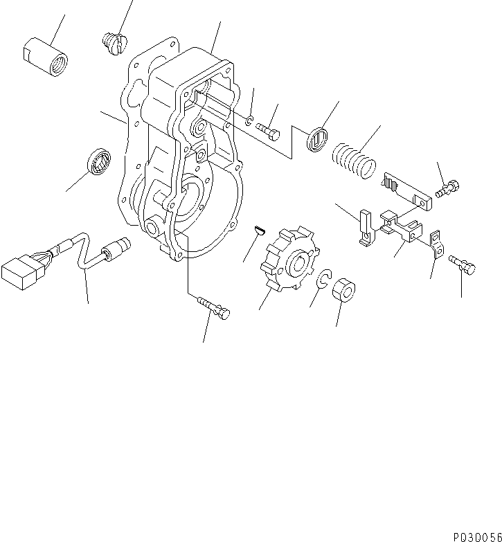 Болт DK020105-0840 KOMATSU