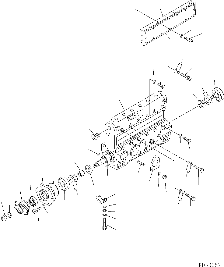 насос в сборе DK103066-5001 KOMATSU