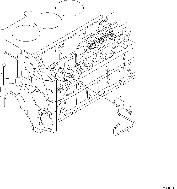 TUBE,SUPPLY 6217-71-1510 KOMATSU