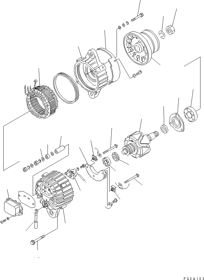 Болт KD0-0080-05302 KOMATSU