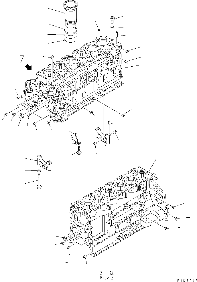 Пробка \0\07046-22516 KOMATSU