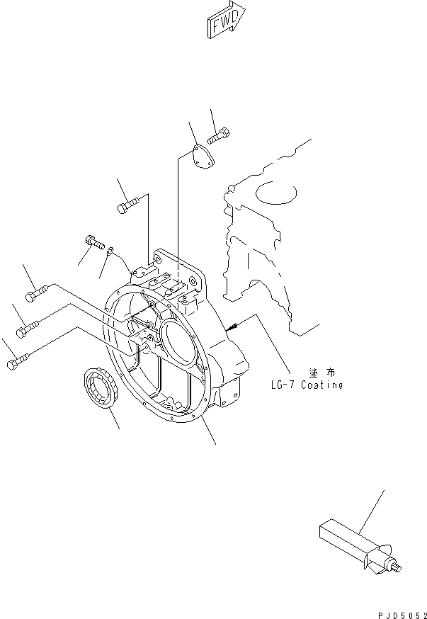 SEAL¤ REAR 6150-21-4230 KOMATSU
