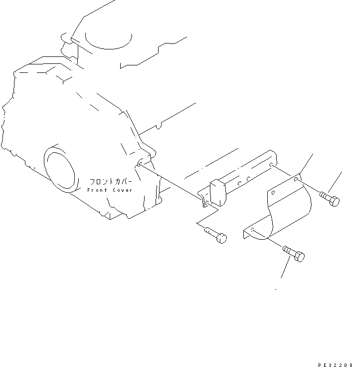 COVER,SAFETY 6151-71-3832 KOMATSU