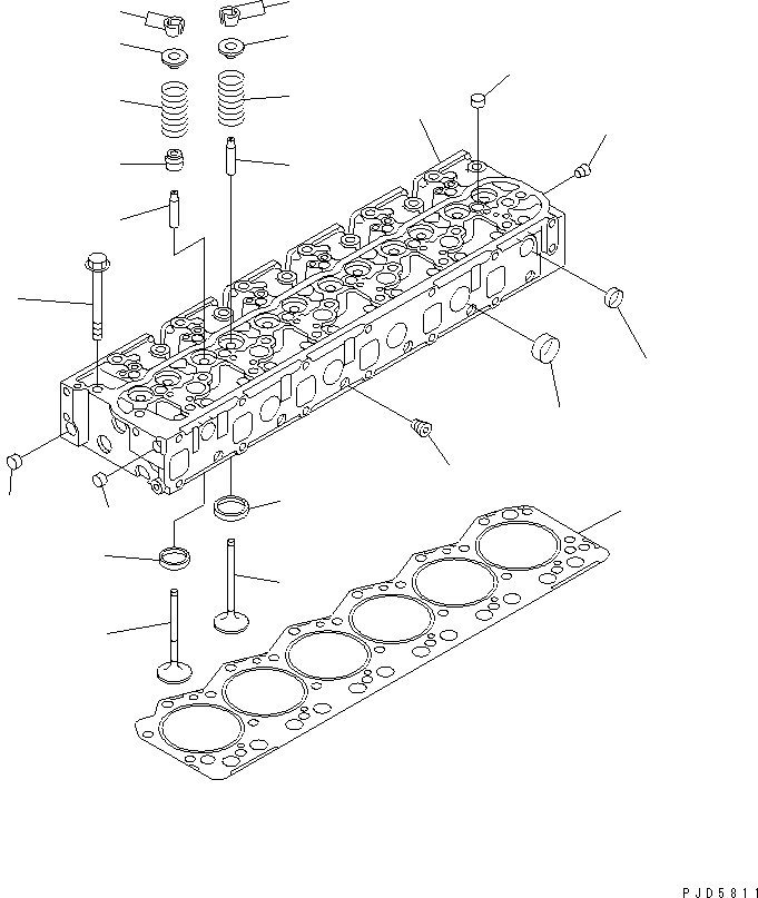 SEAT¤ 1.00MM,INTAKE VALVE (OS) 6221-16-1330 KOMATSU