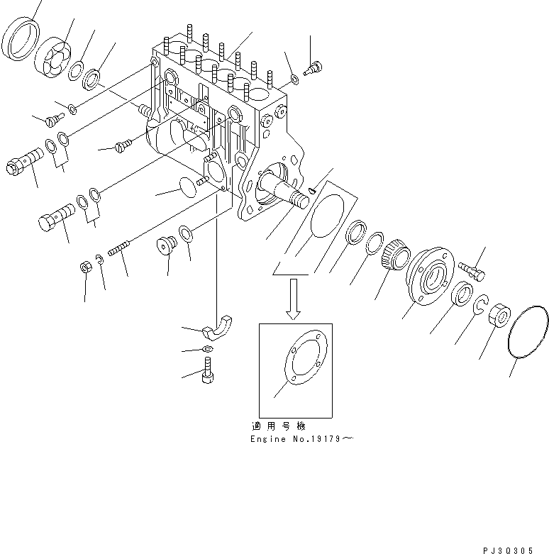 Топливный насос высокого давления в сборе 6222-71-1940 KOMATSU