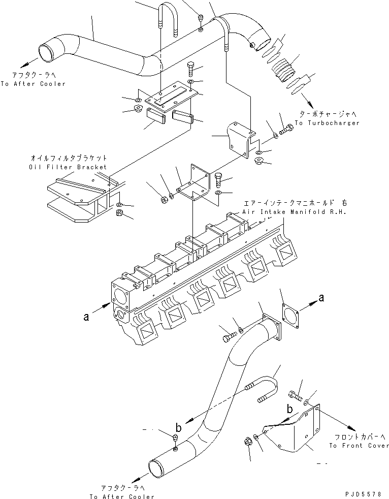 Гайка 01580-01080 KOMATSU