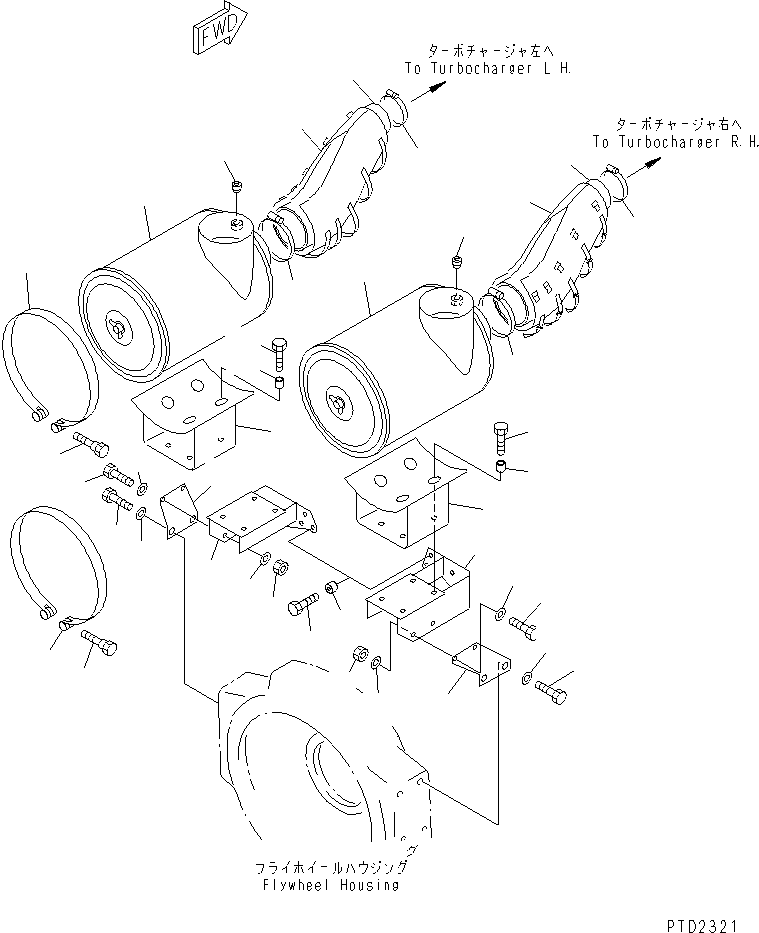 AIR CLEANER ASS'Y,(SEE FIG.A1410-C7B1A) (\0\6215-81-7400) KOMATSU