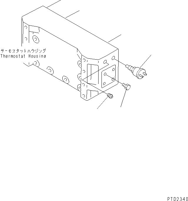 SWITCH,THERMO \0\6950-92-3580 KOMATSU