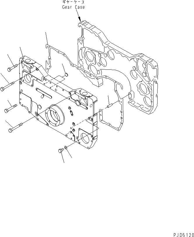 FRONT COVER ASS'Y 6215-21-3033 KOMATSU