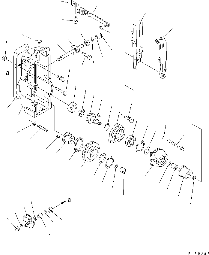 Рычаг DK154381-9820 KOMATSU