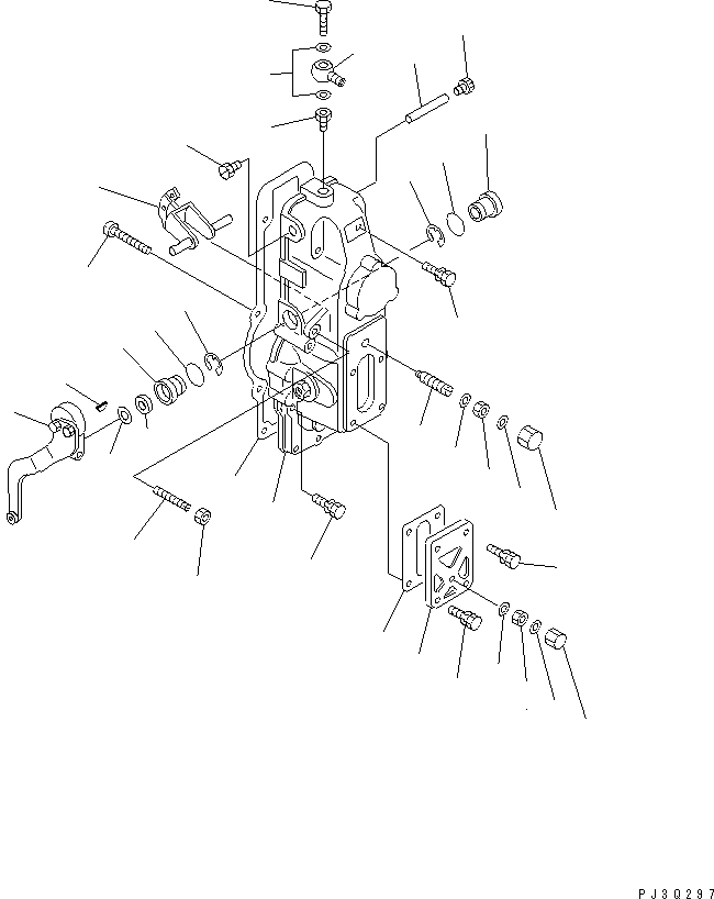 регулятор в сборе (DK105447-1851) KOMATSU