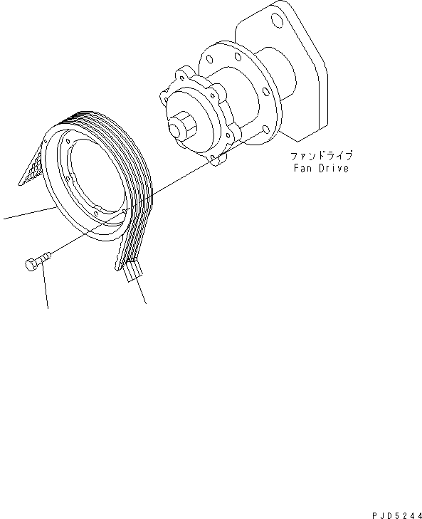 PULLEY¤ HARDENING 6215-61-3780 KOMATSU