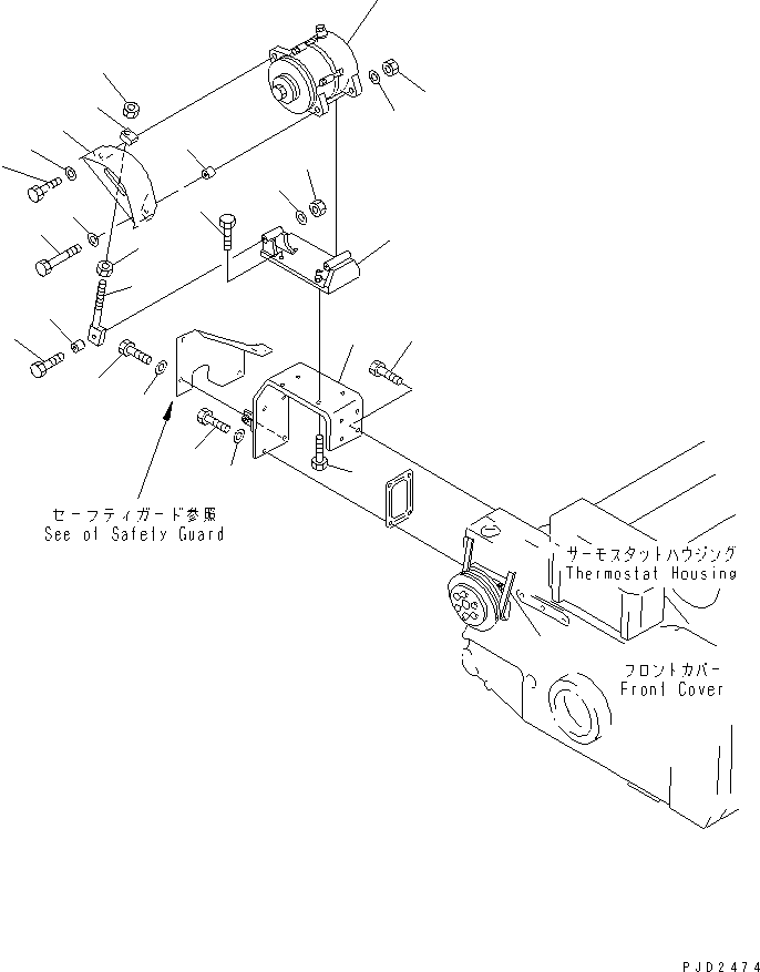 BRACKET,DUMMY 6215-81-6111 KOMATSU