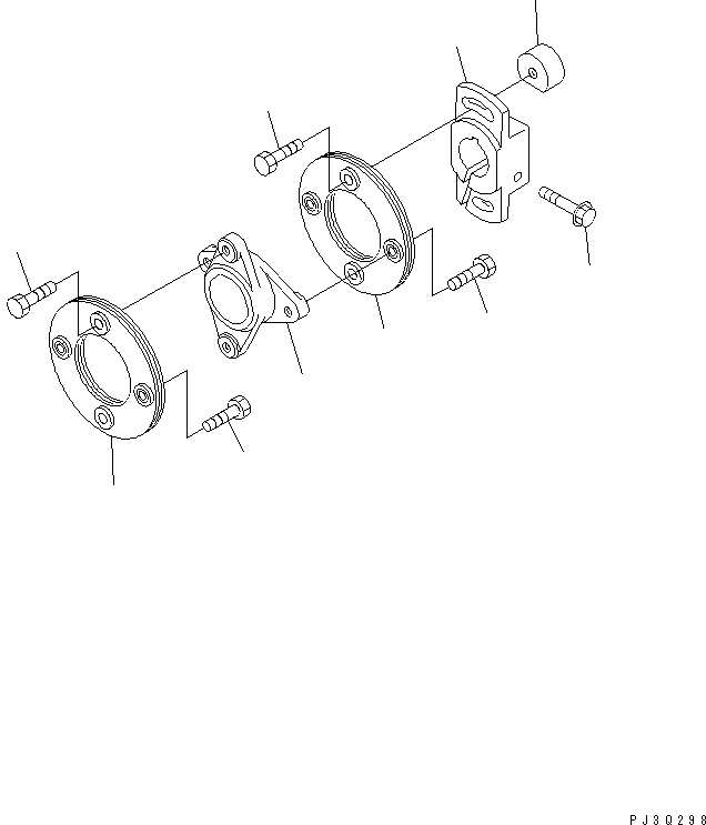 Муфта в сборе DK105664-2380 KOMATSU