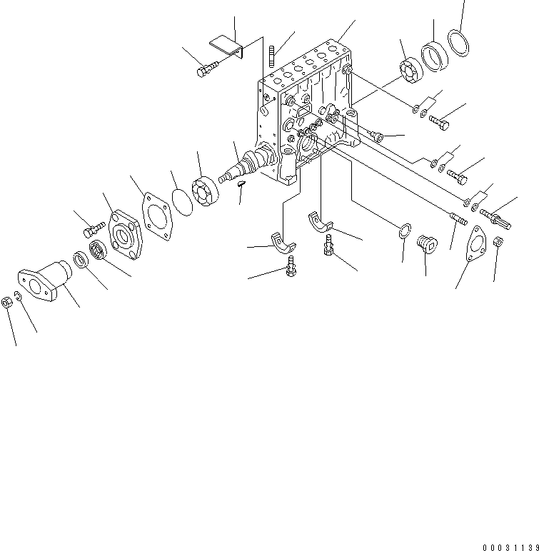 насос в сборе DK106068-3042 KOMATSU