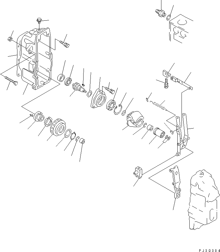 Регулятор в сборе DK105447-1990 KOMATSU