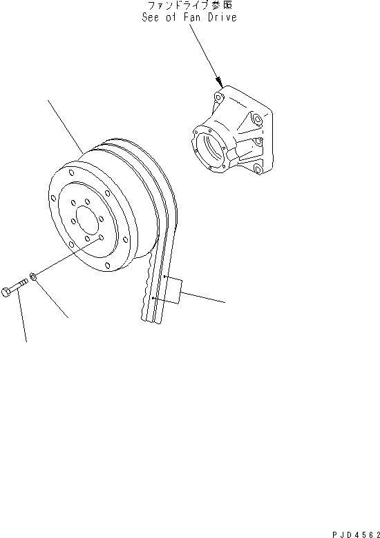 PULLEY,NON HARDENING 6212-61-3861 KOMATSU