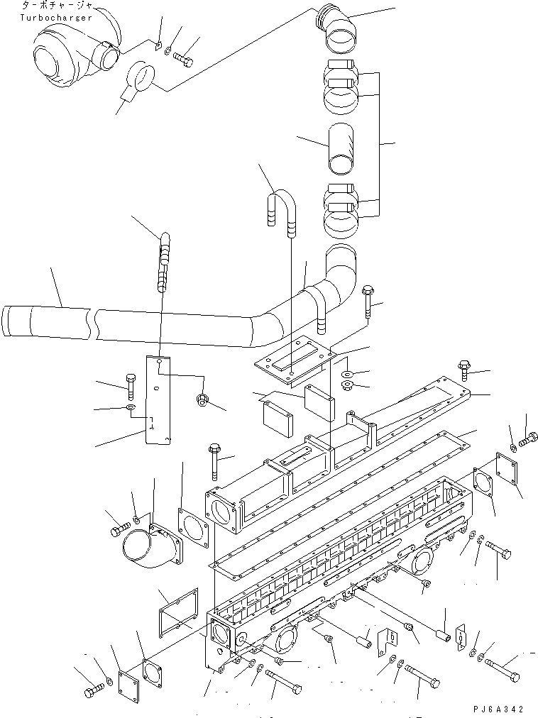 Крышка 6162-65-6470 KOMATSU
