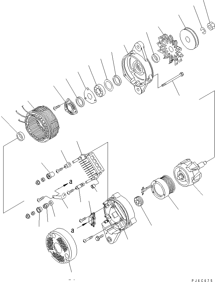 Шкив KD0-35411-0600 KOMATSU