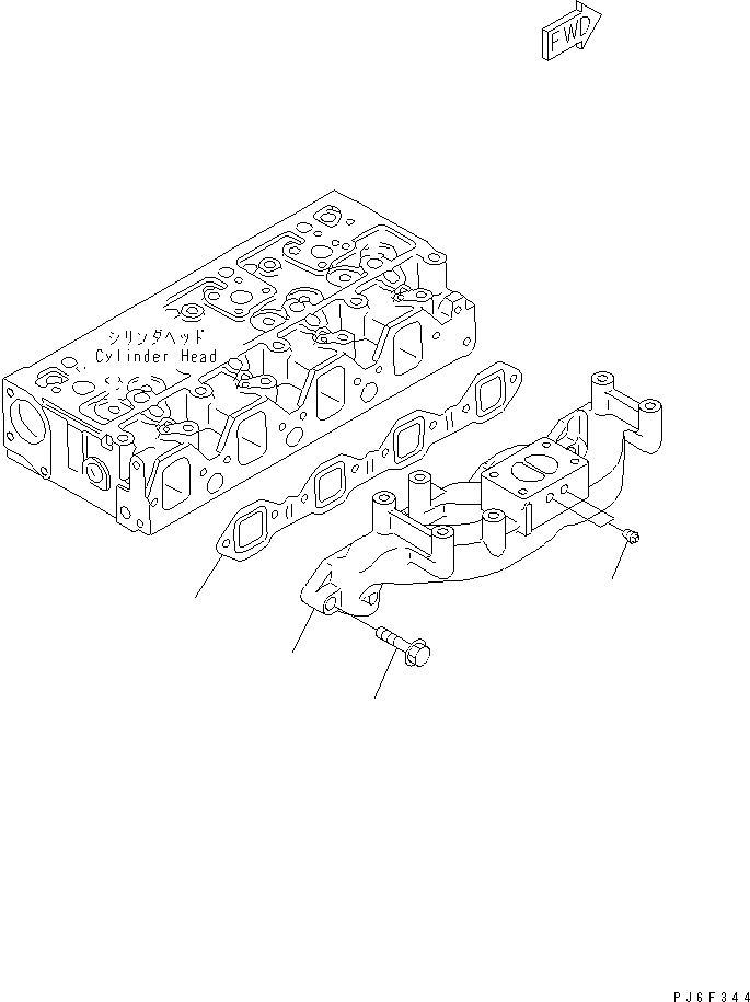 EXHAUST MANIFOLD 6205-11-5130 KOMATSU
