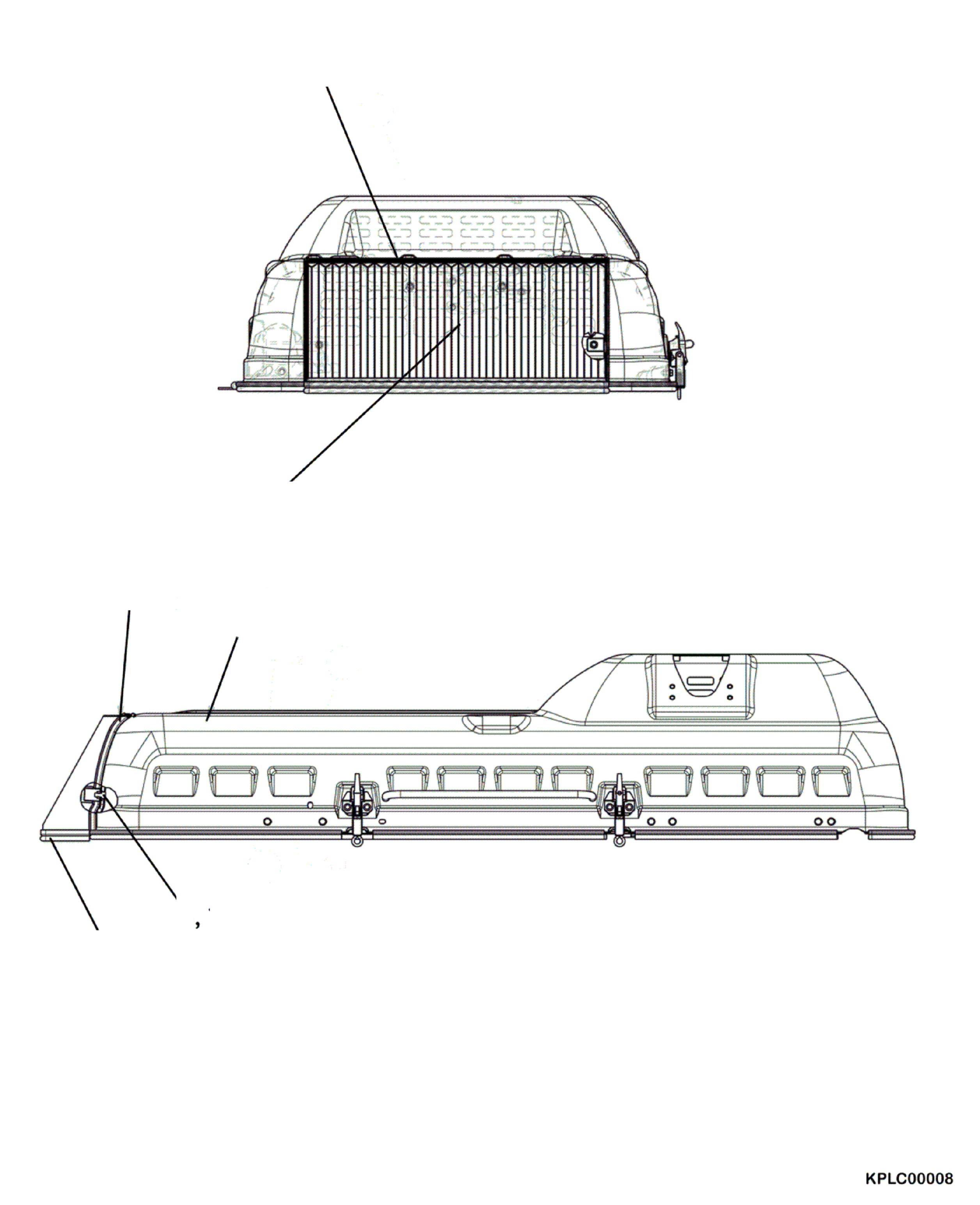 SEAL, HOOD 2A7-54-A1250 KOMATSU