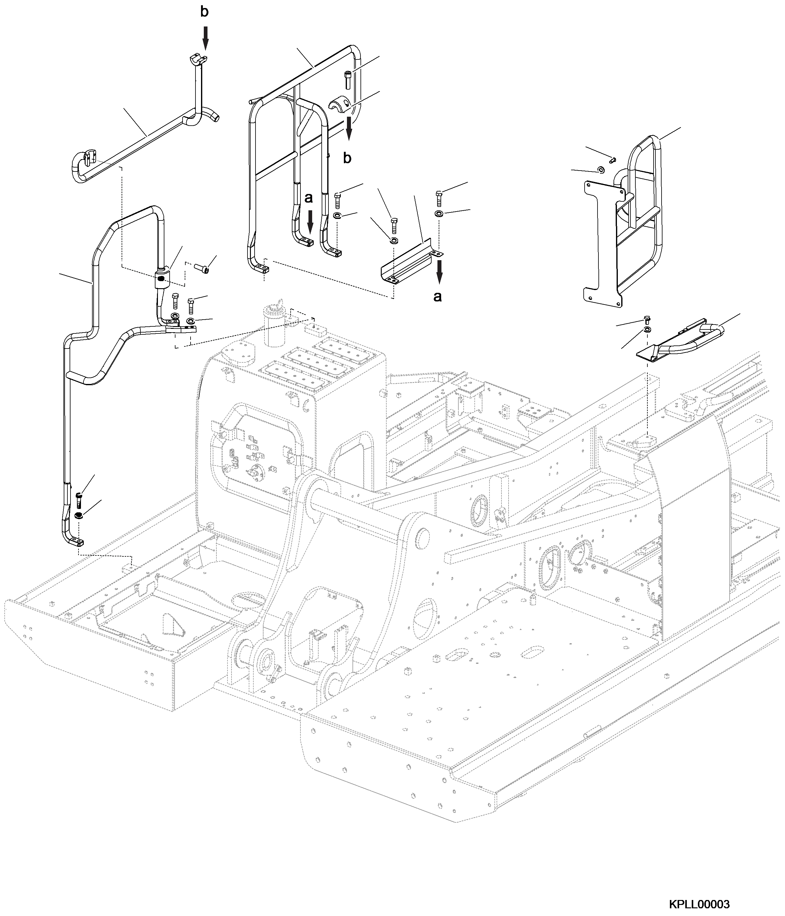 Поручень 2A6-54-A1820 KOMATSU