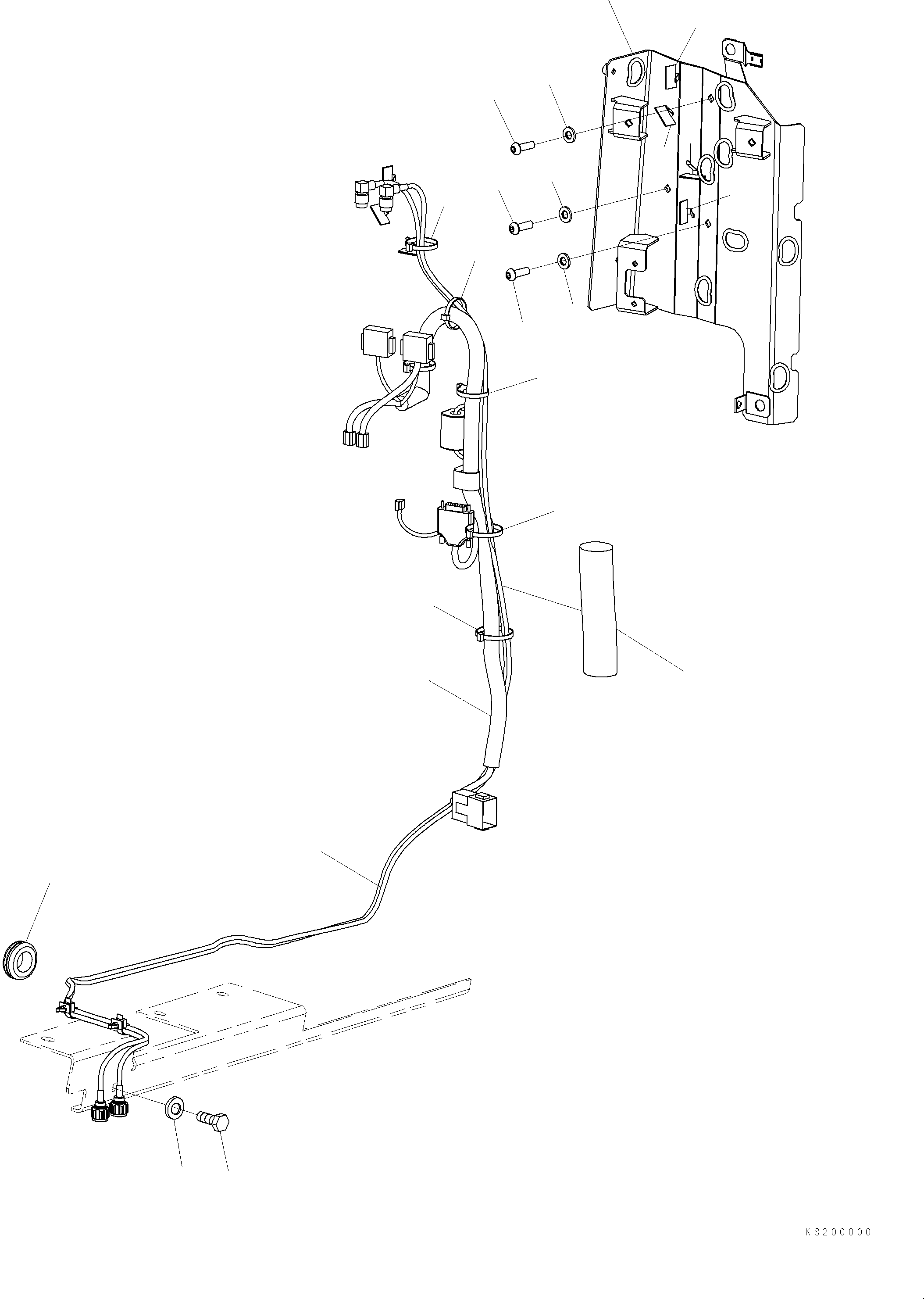 Жгут проводов 2A7-06-K3310 KOMATSU