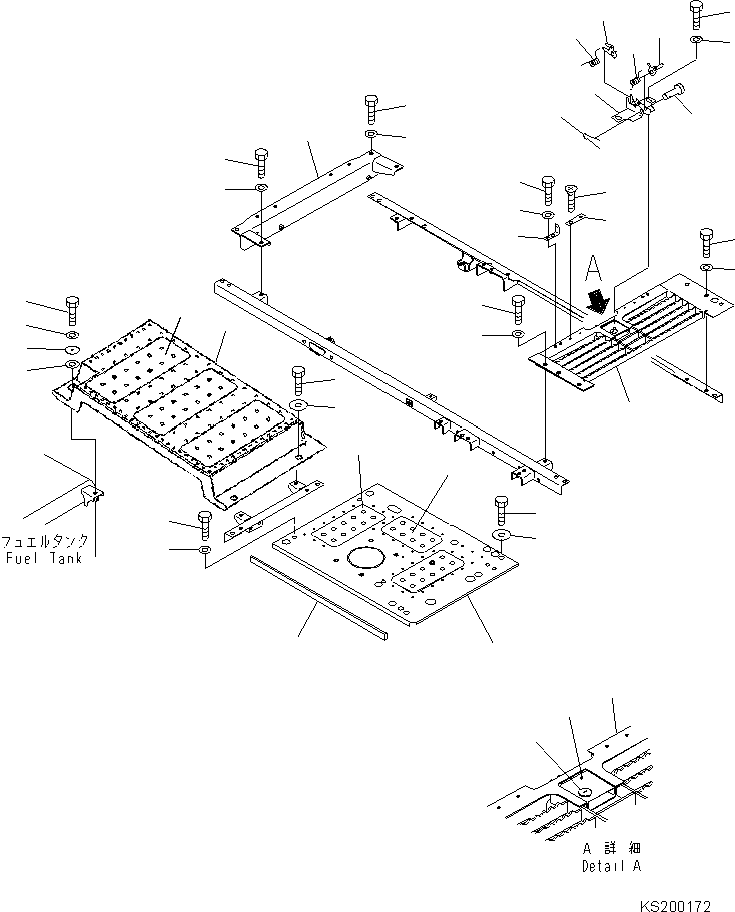 Пластина 207-00-76140 KOMATSU