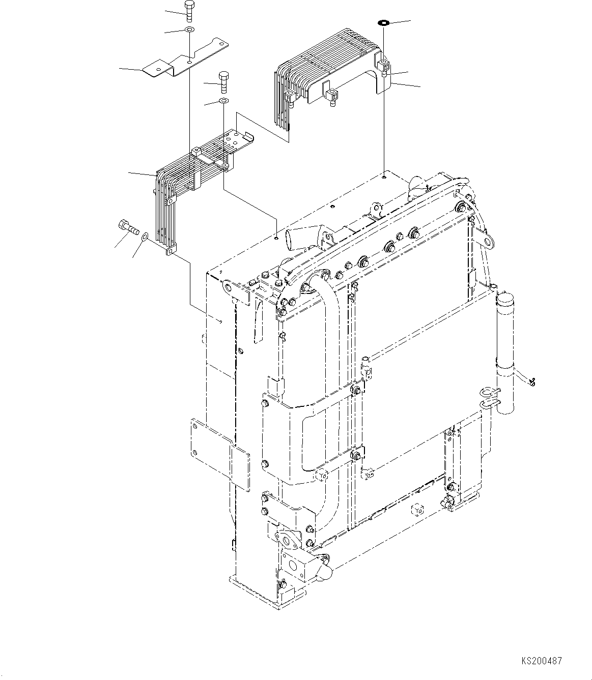Ограждение 21K-03-K1110 KOMATSU