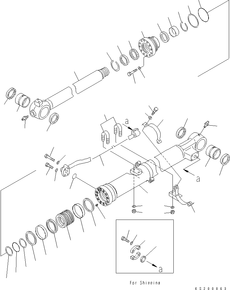 Зажим 07238-22738 KOMATSU