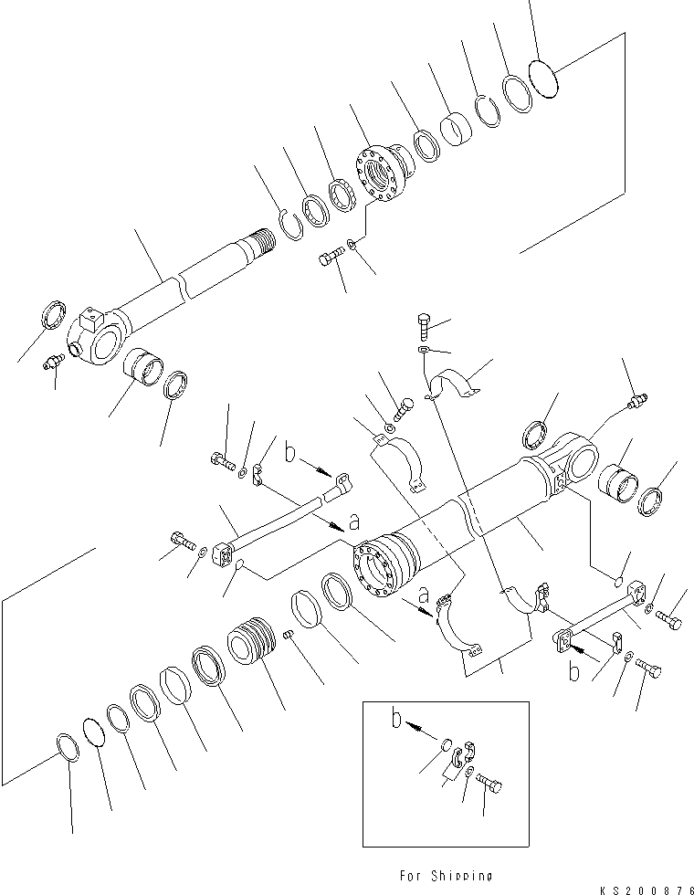 Стопорное кольцо 707-51-10160 KOMATSU